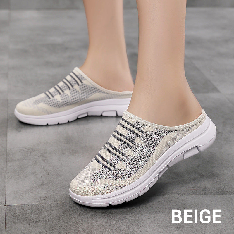 Comfortable & Breathable Closed-Toe Slide Slippers