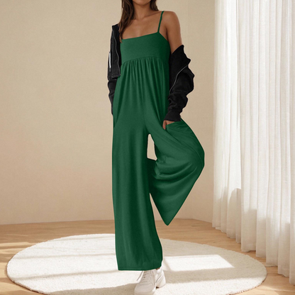 ✨ Beach Backless Jumpsuit – Strappy, Wide-Leg, Flowy 🏖️
