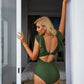 👗Sexy Ruffled One-piece Swimsuit