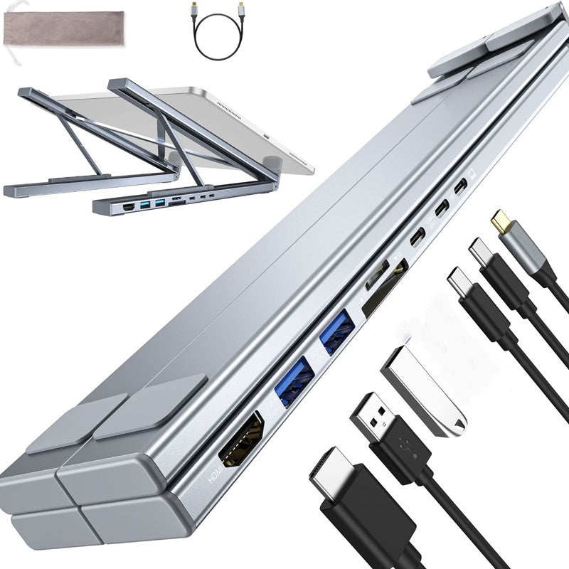 💥Limited-time offer-USB-C Docking Station Laptop Stand with 4K HDMI