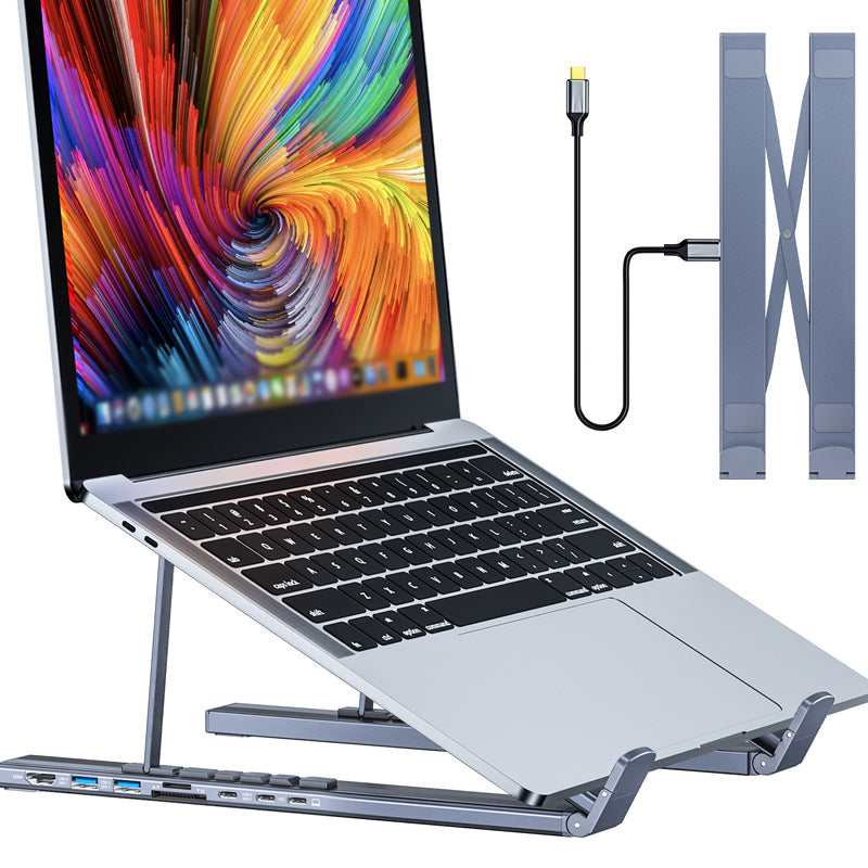 💥Limited-time offer-USB-C Docking Station Laptop Stand with 4K HDMI