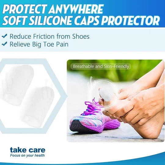🥳 Give Extra Comfort For A Small Price 🏊‍♀️ Silicone Toe Protector