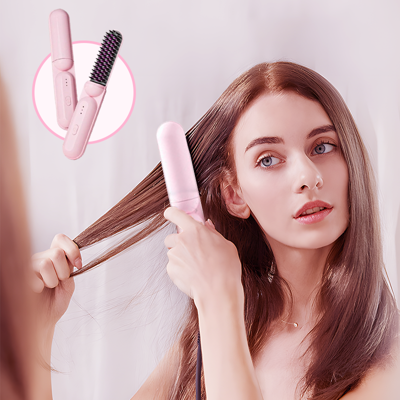 Straight & Curly Hair Straightening Comb