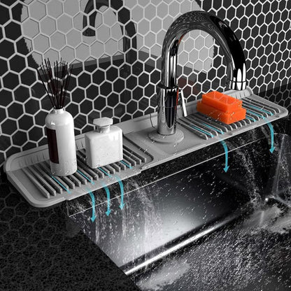 Quick-Dry Faucet Mat for Kitchen Sink