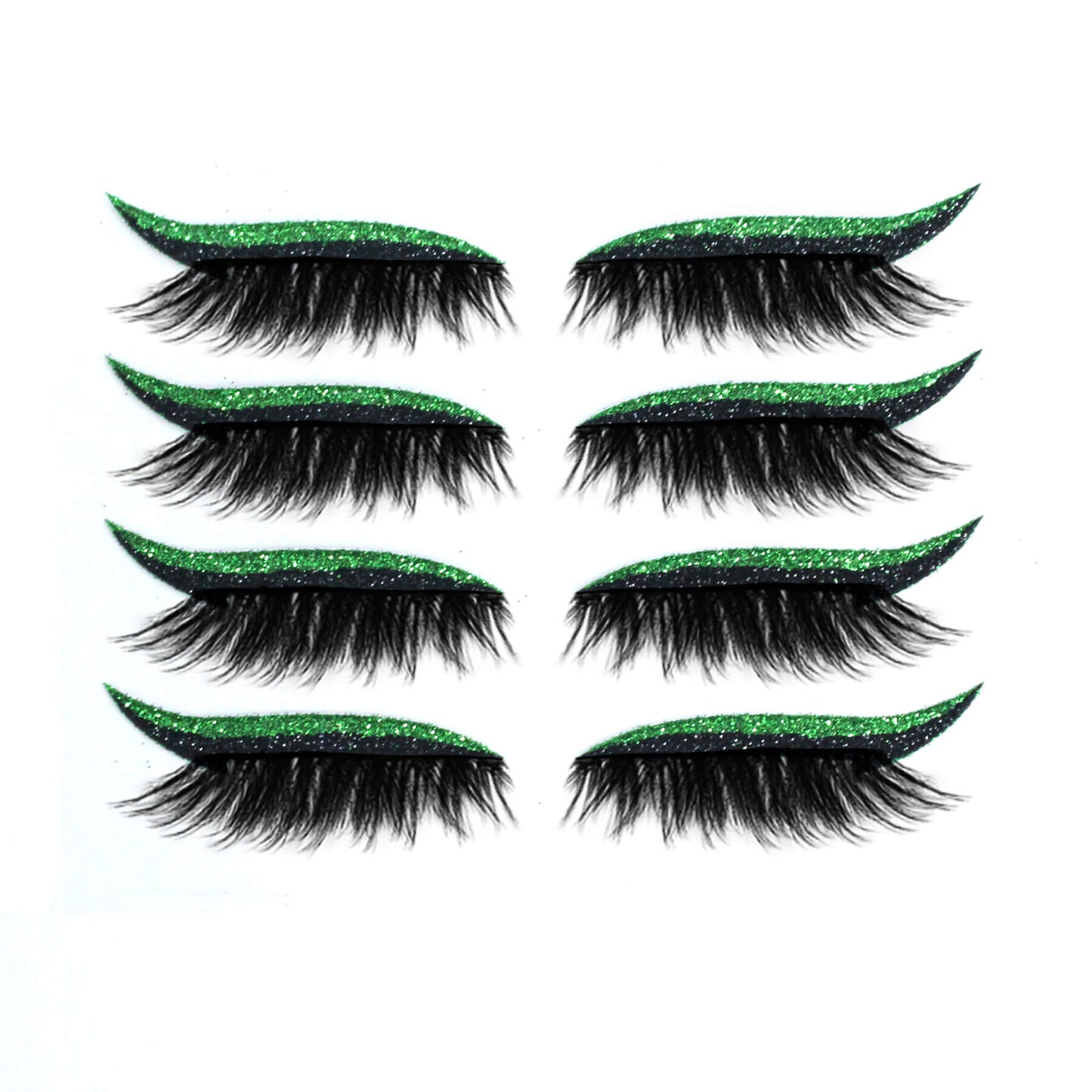 2 in 1 Eye Shadow and Eyelash Stickers with Glitter