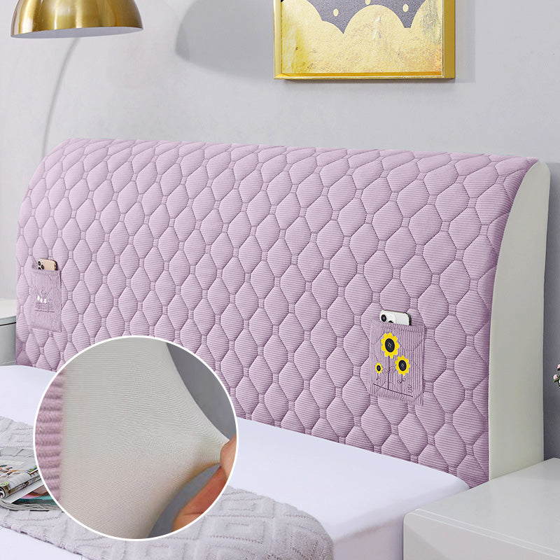 💥Bed Headboard Stretchy Padded Cover