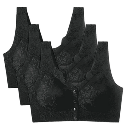Comfort Front-Clasp & Wire-Free Seamless Bra
