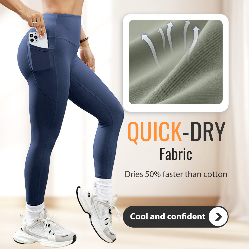 Quick-Dry High-Stretch Yoga Leggings