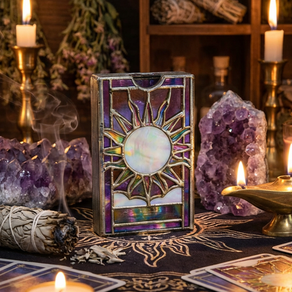 Mystical Iridescent Tarot Deck Holder