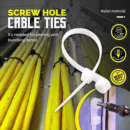 🧷 ✨Screw Hole Cable Ties
