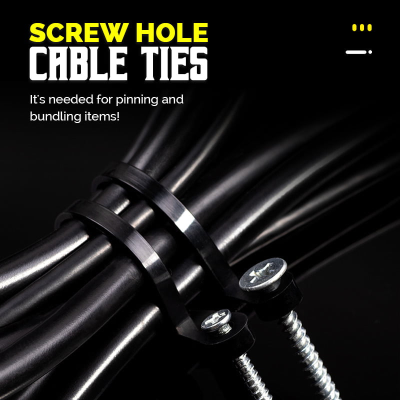 🧷 ✨Screw Hole Cable Ties