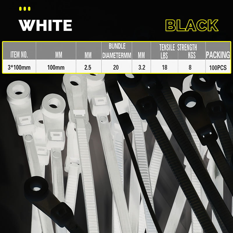 🧷 ✨Screw Hole Cable Ties