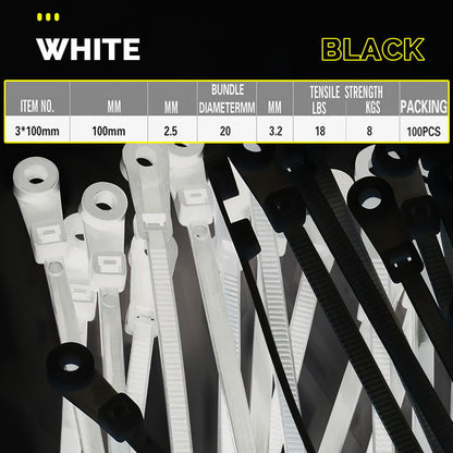 🧷 ✨Screw Hole Cable Ties