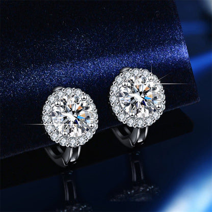Brilliant Faux Moissanite Hoop Earrings for Women