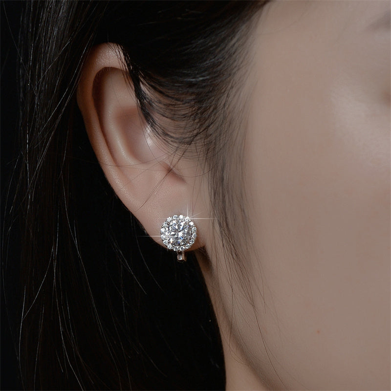 Brilliant Faux Moissanite Hoop Earrings for Women