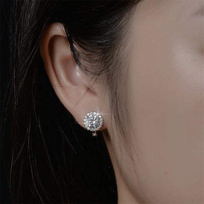 Brilliant Faux Moissanite Hoop Earrings for Women