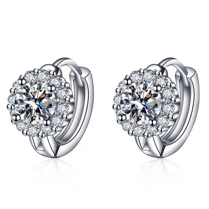 Brilliant Faux Moissanite Hoop Earrings for Women