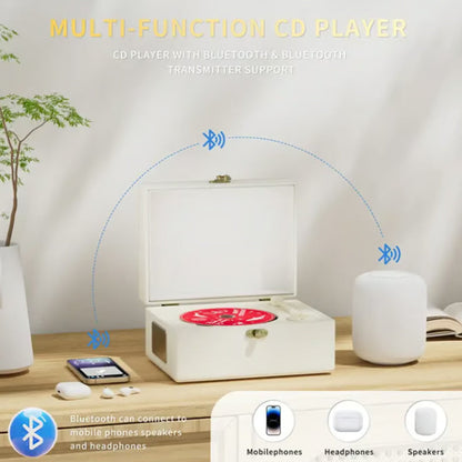 Rechargeable CD Player with Speaker & Bluetooth Transmitter