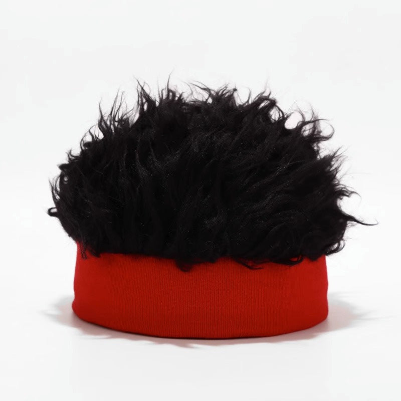 🧢Unisex Hip-Hop Wig Hat – Grunge Style, Soft & Comfortable Fit for Parties, Cosplay and Costumes ✨
