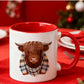 Highland Cow Ceramic Coffee Mug