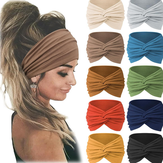 Wide Elastic Hair Band