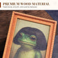 Funny & Quirky Frog Wooden Fridge Magnet
