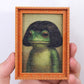 Funny & Quirky Frog Wooden Fridge Magnet
