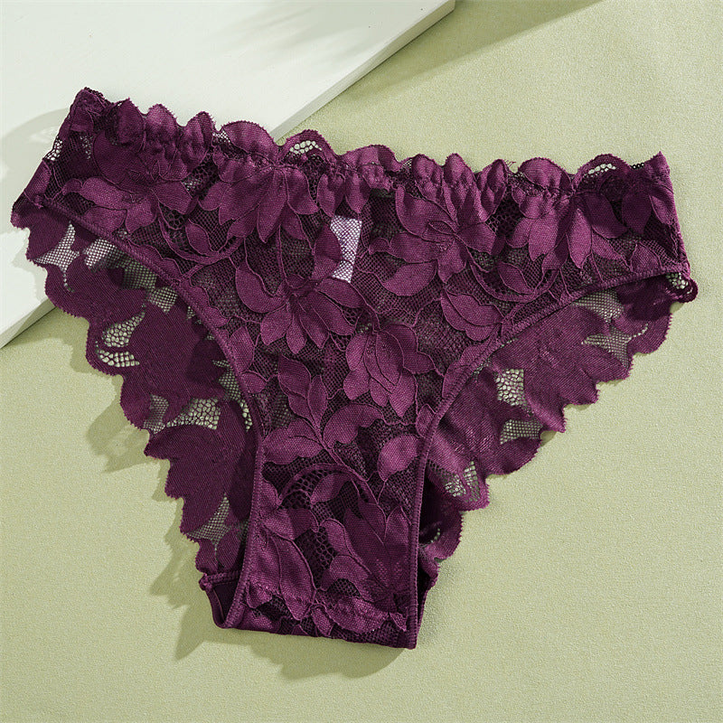 🔥BUY 1 GET 1 FREE!!🌸Women's Floral Lace Low-Waist Bikini Panty