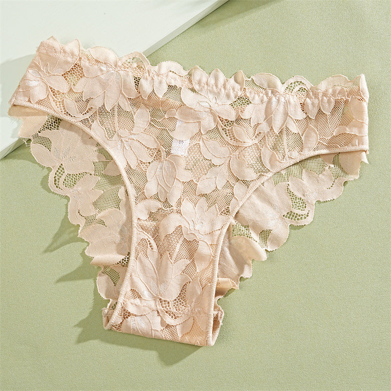 🔥BUY 1 GET 1 FREE!!🌸Women's Floral Lace Low-Waist Bikini Panty