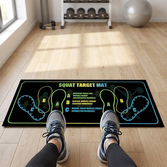 Non-Slip Diatomaceous Earth Squat Target Mat