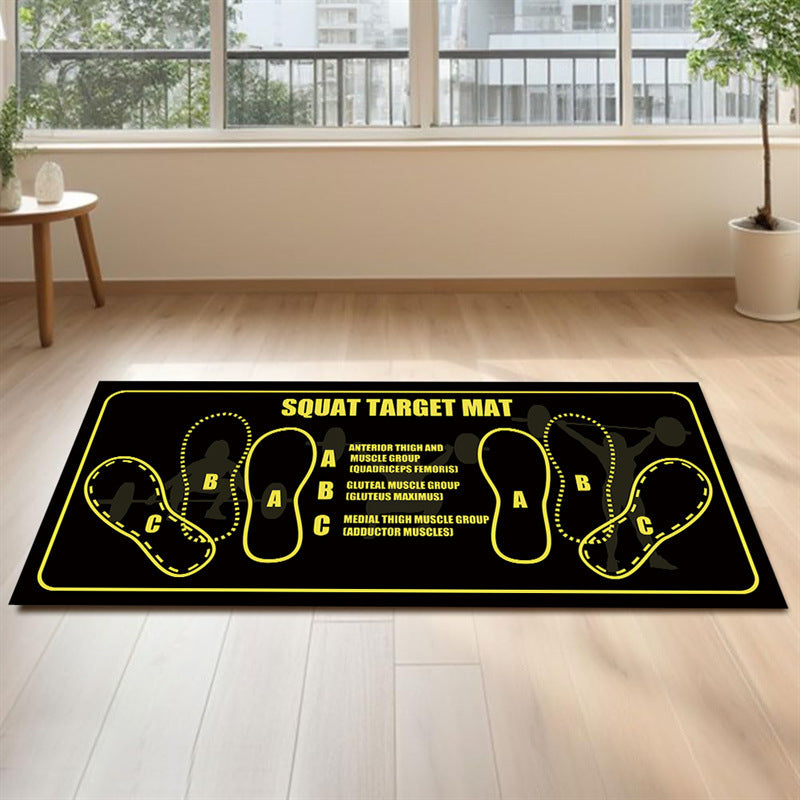 Non-Slip Diatomaceous Earth Squat Target Mat