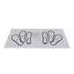 Non-Slip Diatomaceous Earth Squat Target Mat