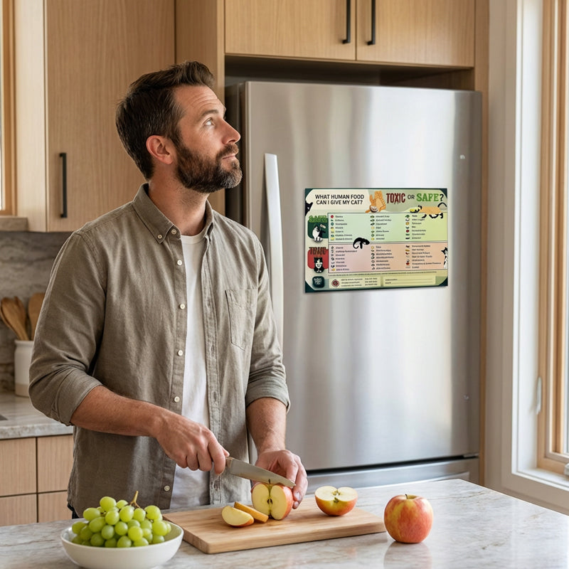 Cat Food Safety Guide Magnet