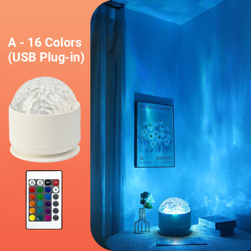 Aurora Night Light Projector with Remote Control
