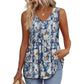 Women's Elegant Sleeveless V-Neck Top