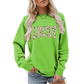 🍀St. Patrick’s Day Essential! Women's Lucky Shamrock Graphic Sweatshirt