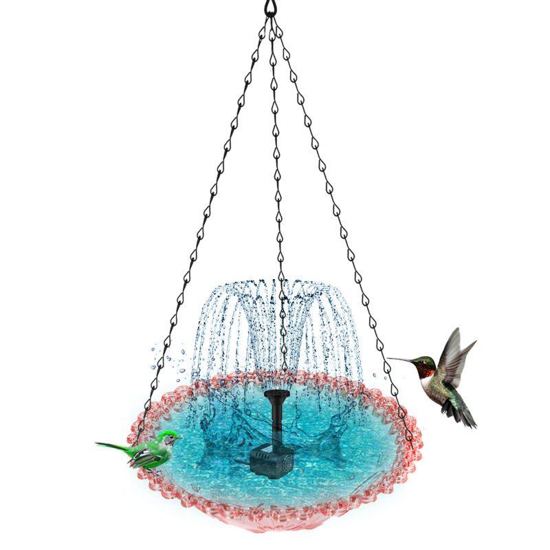 💖Outdoor Hanging Fountain Bird Bath & Feeder