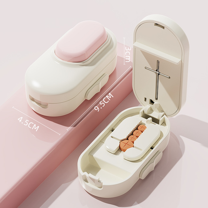 2-in-1 Safety Pill Cutter and Storage Case