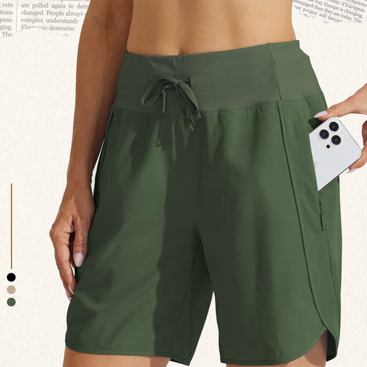 🔥Women's Active 7 Inseam Athletic Long Running High Wasistband Shorts