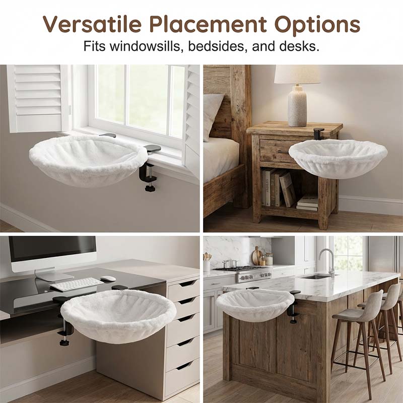 Cordless Foldable Cat Window Perch