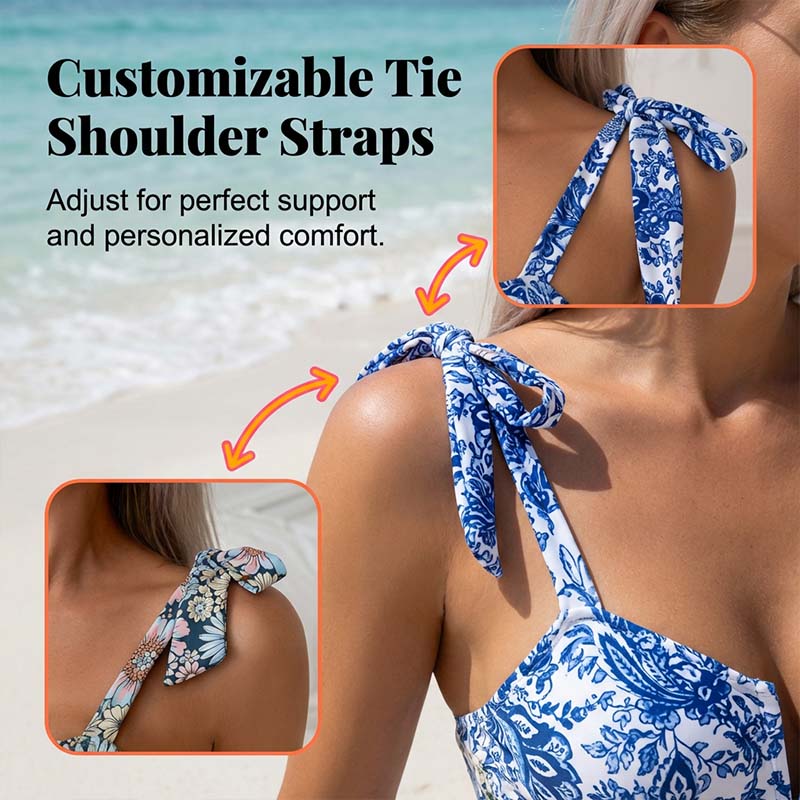 Women's Fashion Printed One-Piece Swimsuit