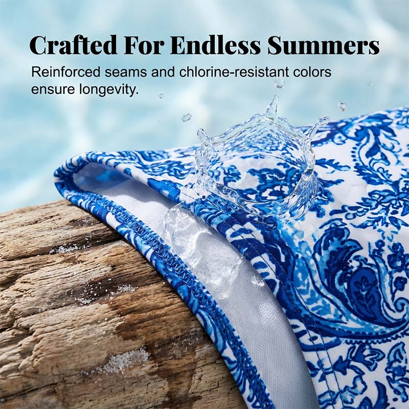 Women's Fashion Printed One-Piece Swimsuit