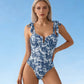 Women's Fashion Printed One-Piece Swimsuit