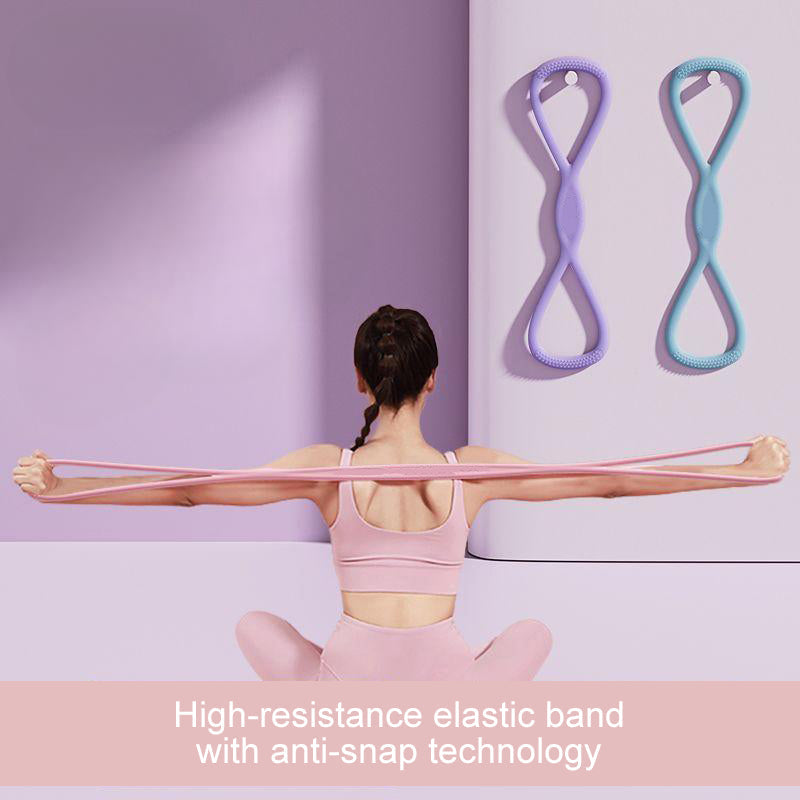 💥Figure 8 Fitness Resistance Band with Handles