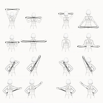 💥Figure 8 Fitness Resistance Band with Handles