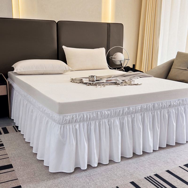 🔥Now on sale-Effortless Setup Elastic Bed Skirt