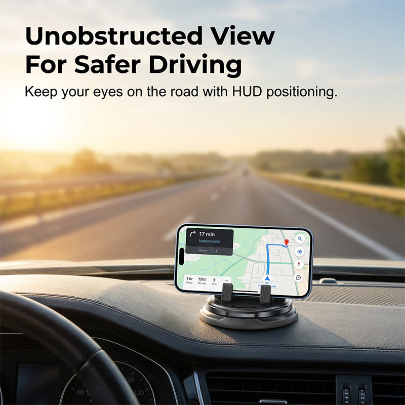 📱2-in-1 Car Phone Holder + Parking Number Plate – 360° rotation, fits heavy-duty cases. 🚗