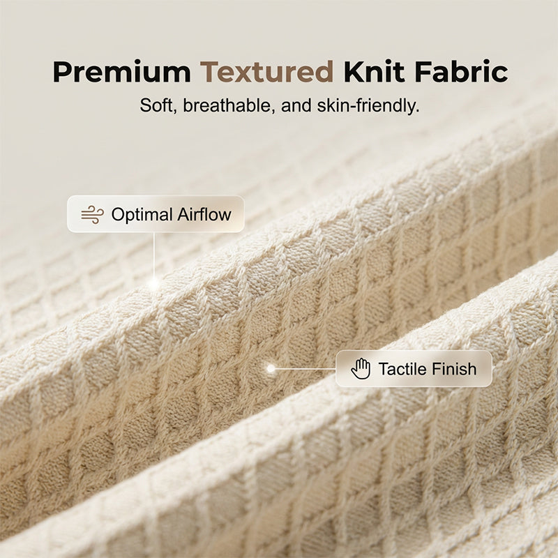 Breathable Knit Casual Set – Wrinkle-Free, Relaxed Fit