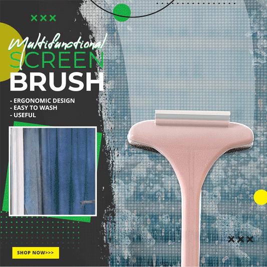 ✨	 2-in-1 Window Mesh Screen Cleaning Brush