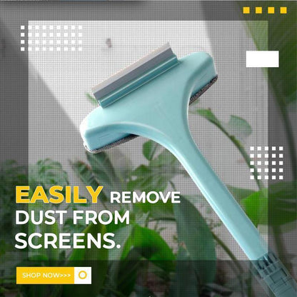 ✨	 2-in-1 Window Mesh Screen Cleaning Brush